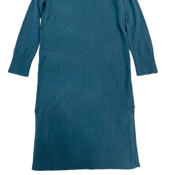 NWT Club Monaco Recycled Cashmere Turtleneck Sweater Dress in Dark Green Size XS - Picture 8 of 10